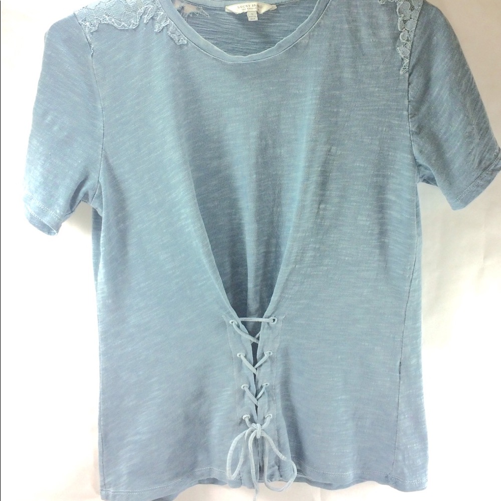Lucky Brand corset t shirt - Picture 7 of 7